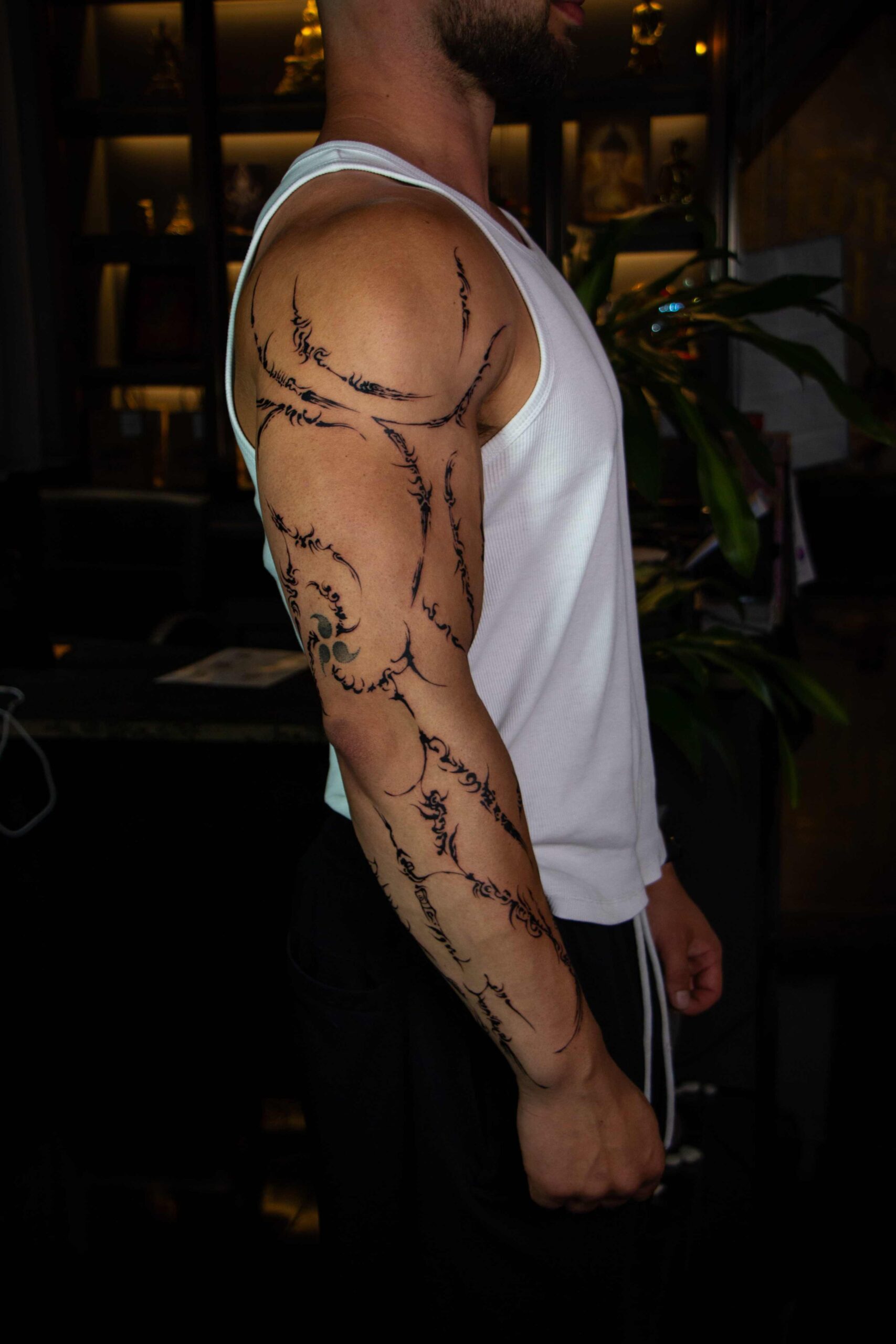Artist arm compressed