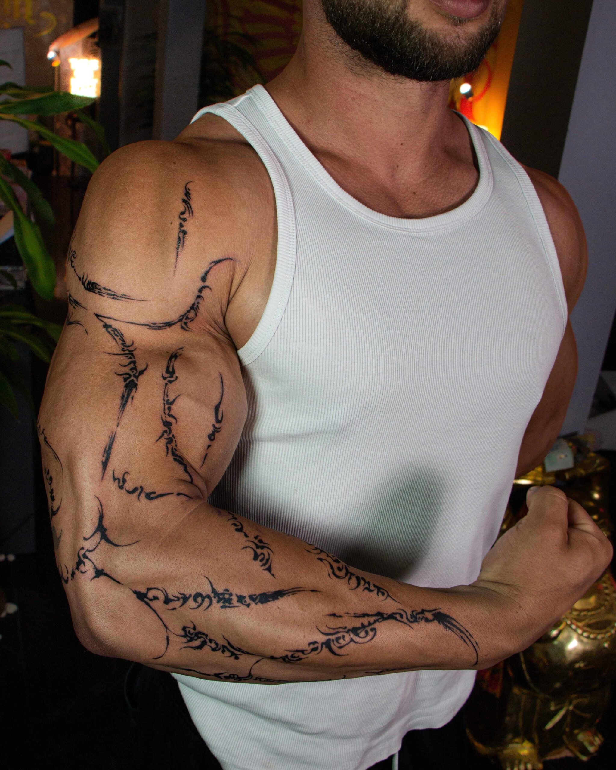 Artist arm compressed