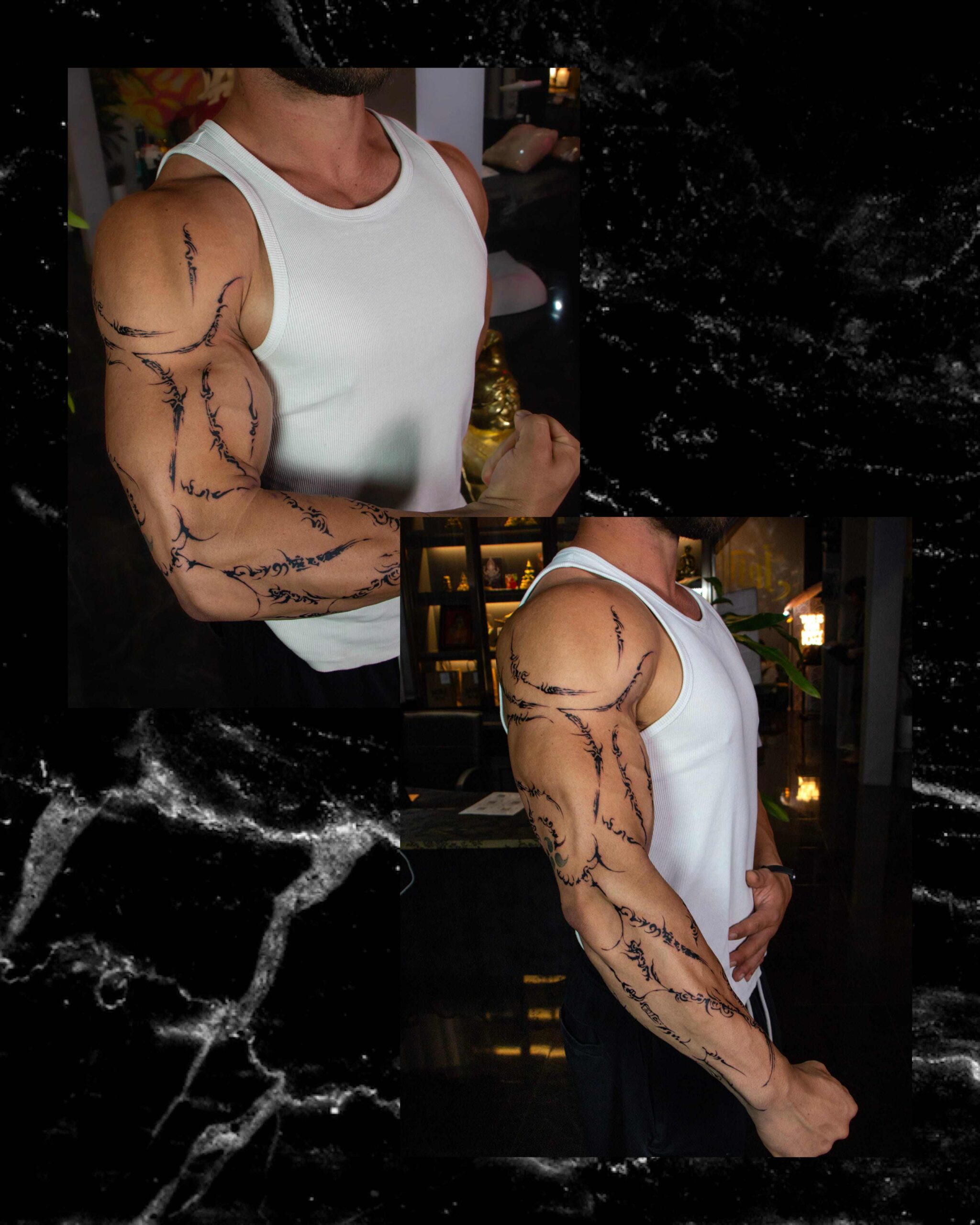 Artist arm compressed