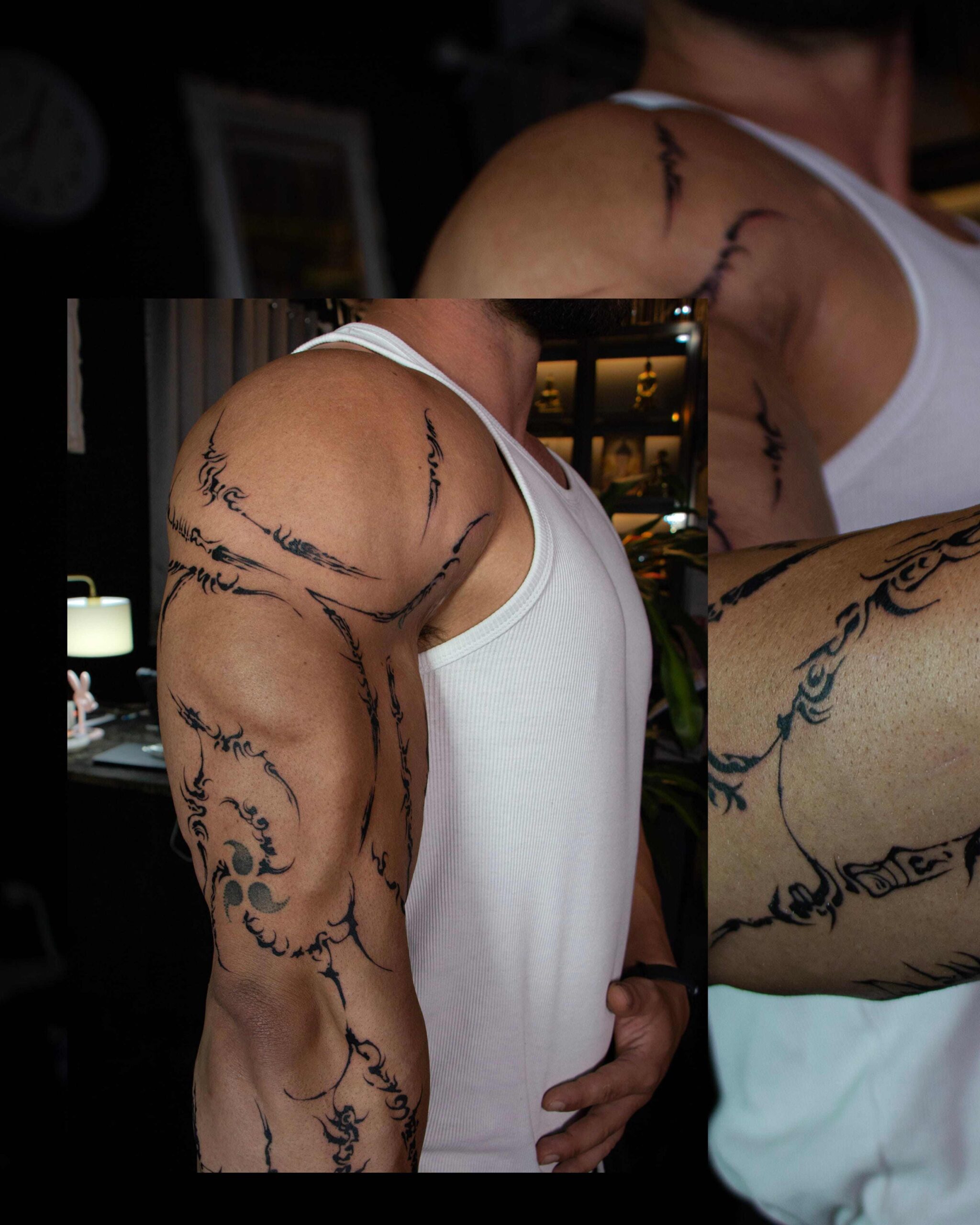 Artist arm compressed